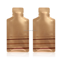 Sac d'emballage personnalisé de forme spéciale de mini sachets découpés à l'emporte-pièce pour 5ml 10ml de gel énergétique miel liquide échantillons de cosmétiques sacs en mylar