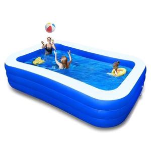 Piscina Familiar Inflable de PVC MAKE WAVES, Gran Oferta, para Niños y Adultos, Extra Grande, Reforzada, para Jardín, Patio Trasero, Verano - Product Image 4