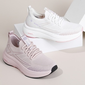 Chaussures de sport Fly Knit personnalisées pour femmes, toutes saisons, pieds larges, course pieds nus, prix d'usine - Product Image 3