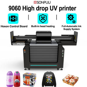 Impresora de Inyección de Tinta UV Automática de Alta Resolución 9060, Impresión de Textura 3D para Etiquetas de Maletas, Libros, Madera, Cerámica, Vidrio y Metal - Product Image 1