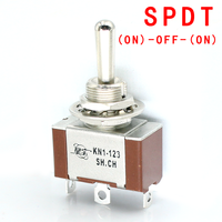 Interrupteur à bascule SPST SPDT 10A 250VAC 2 broches 3 broches On-off/on-on/on-off-on 3 positions 3 broches Interrupteur momentané DPDT Bakélite Instruments