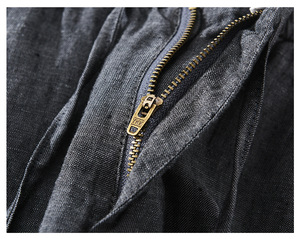 <span class=keywords><strong>Pantaloni</strong></span> personalizzati da uomo in <span class=keywords><strong>lino</strong></span> <span class=keywords><strong>Slim</strong></span> tinta unita Casual leggeri elasticizzati in vita <span class=keywords><strong>pantaloni</strong></span> di <span class=keywords><strong>lino</strong></span> - Product Image 4