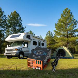 Convertitore di potenza Vevor da 55 Amp 110V a 12V per camper, caricabatterie per camper, inverter e convertitore monofase a 60 Hz. - Product Image 2