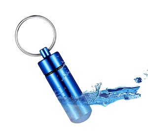 Boîte à pilules étanche en aluminium 17*48mm, étui pour médicaments, conteneur porte-clés - Product Image 3