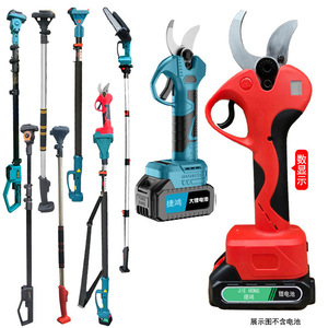 Electric Pruning Shears <b>Set</b> Power <b>Tool</b> <b>Set</b> Telescopic Pole Pruning Shears Pruner and Chainsaw - Product Image 3
