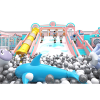 Aoleao Maßgefertigter TÜV CE CPC Zertifizierter Soft-Play Indoor-Spielplatz Bällebad Trampolin für Vergnügungsparks