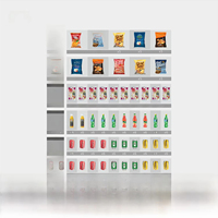 Distributeur automatique commercial de snacks et de boissons en acier inoxydable, refroidissement par compresseur, gestion basée sur le cloud, 300-600
