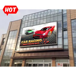 P10 Outdoor Waterproof Airport Advertising Led Display Screen Panel Advertisement 6 X 3M Led Video Wall Billboard Price