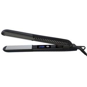 OEM ODM Cuidado del cabello y peinado 470 grados Turmalina Cerámica Plancha plana Pantalla <span class=keywords><strong>de</strong></span> temperatura 2 en 1 Planchas para el cabello - Product Image 5