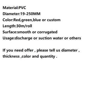 Zeer flexibele 2 inch lekvrije spiraalvormige gegolfde <span class=keywords><strong>PVC</strong></span> slang voor rioolpomp, drainagekop, glad oppervlak, waterpompslang - Product Image 6