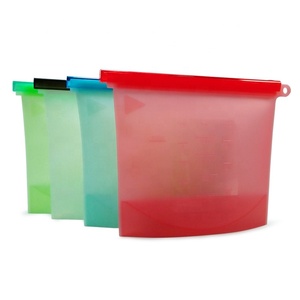 Sac de conservation alimentaire en silicone 100% personnalisé, réutilisable, avec fermeture éclair, de qualité alimentaire - Product Image 5
