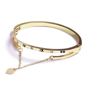 Wholesale Trendy Star Jewelry Gold Plated Fashion for Women's Bracelet Waterproof <b>Charm</b> Alloy Chain <b>Bangle</b> Gift - Product Image 3