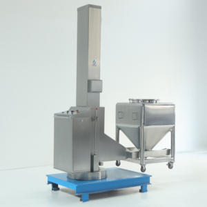 Acero inoxidable 304 Vertical Horizontal móvil fijo hidráulico eléctrico Bin Silo Hopper elevador máquina elevadora - Product Image 1