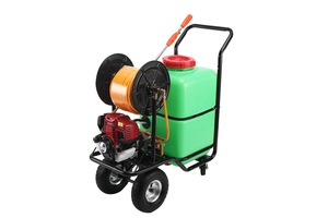 Carrello a Mano a 4 Ruote da 60L con Pompa Irroratrice Motorizzata, Attrezzatura Agricola con Grande Capacità <span class=keywords><strong>per</strong></span> l'Agricoltura - Product Image 6