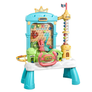 Bộ đồ chơi máy bắt bóng, vô lăng chơi game trên bàn, trò chơi bắt đậu, đồ chơi khủng long bắt bóng cho trẻ em - Product Image 1