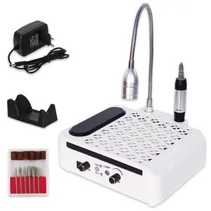 Wholesales 3 In 1 80W Nail Beauty Machine Manicure Lamp + Nail Drill + Nail Dust Collector Full Function