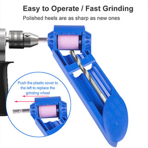Strumento di affilatura per punte diamantate a corindone con chiave per punte da trapano a base di ferro tipo disco abrasivo - Product Image 4