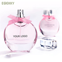 Parfum pour femmes avec étiquette privée personnalisée, design en verre cannelé, parfum longue durée, qualité originale, qualité haut de gamme, OEM ODM