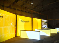 Detian offre expositions entrepreneurs stand design 10x20 stand de salon de mode foire caler