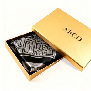 Boîte cadeau de luxe en papier kraft recyclable de haute qualité emballage en carton rigide avec couvercle détachable - Product Image 5