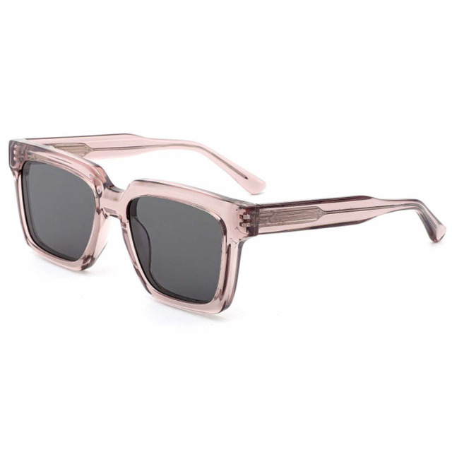 Custom Oversized Comfortable Acetate Frame Sunglasses Unisex Fashion Simple Design Sunshades Eyewear for Bulk Order