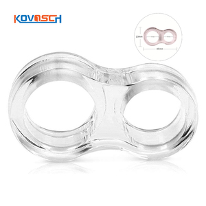 Factory Top Quality PVC Transparent Double Door Stop Handle Door Handle Buffer Stopper