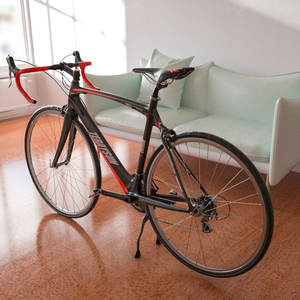 Standar sepeda kaki ganda rak tengah sepeda baja - Product Image 6