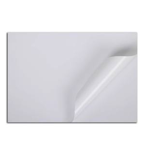عرض مميز ورق بملصق غير لامع ذاتي اللصق مقاوم للماء فارغ A4 لون كامل قابل لطباعة "x 11" - Product Image 2