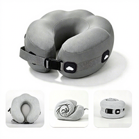 Nuovo cuscino da viaggio per il collo in memory foam a forma di nuvola, morbido cuscino a forma di U, cinturino regolabile traspirante in cotone delicato sulla pelle