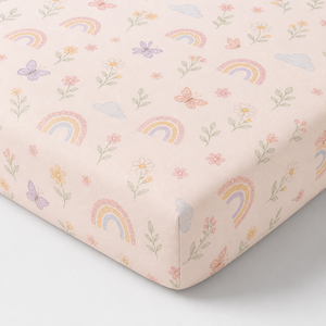 Sábana Ajustable para Bebé 100% Algodón Personalizada, Sábana para Cuna, Ropa de Cama para Guardería, Funda de Colchón Estampada, OEM ODM Venta al Por Mayor - Product Image 2