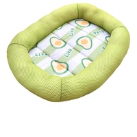 Nid pour animaux de compagnie respirant en forme de fruit de dessin animé, coussin en tissu doux pour chien et chat, pour toutes les races