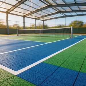 Solución Completa para Canchas Deportivas Interiores Inolp, Juego Completo de Baldosas de Caucho de Acero de 15 mm de Espesor con Firmeza de 9-13 psi, Caja de Madera - Product Image 5