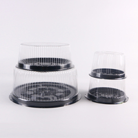 Boîte d'emballage en plastique PET recyclable à prix réduit pour graines de riz, agriculture, capacité 500g, contenants transparents pour biscuits et gâteaux