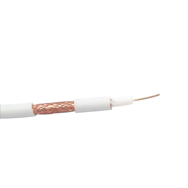 LOW MOQ in stock RF 75ohm rg6 coaxial cable for CCTV camera cable RG6 Coaxial Wire