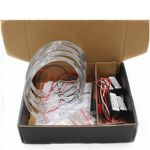 CAR-REFINE Logo personnalisé en gros Angel Eye circulaire voiture lumières 4*131mm anneau lumières nouvel état pour <span class=keywords><strong>Bmw</strong></span> voiture accessoires - Product Image 1