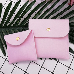 Pochette de montre en polaire double face, organiseur de câbles de données, étui de protection pour cartes bancaires et clés, personnalisable avec fermeture à bouton et écran - Product Image 4