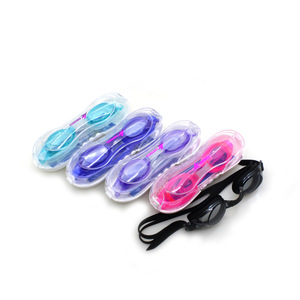 Swimming Goggles YJ-06 <b>PC</b> Lens Transparent Anti Fog Universal Adult Men Women Racing Goggles <b>Set</b> Mixed Color - Product Image 1