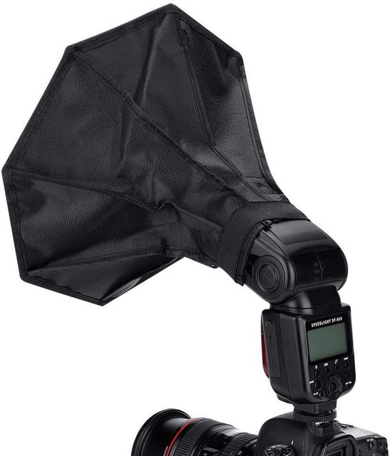 30cm Universal Softbox Octagonal Speedlite Portable Digital Camera External Speedlite Flash Diffuser Light Softbox Collapsible