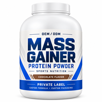 OEM Mass Gainer Poudre 500g Vanille Riche en Protéines Prise de Poids Soutien Croissance Musculaire Marque Privée