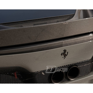 For Ferrari 296 High Quality Carbon Fiber <b>Rear</b> <b>Spoiler</b> Lower Lid For Ferrari 296 GTB & GTS 2021-2025 - Product Image 5