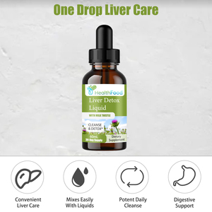 OEM ODM Liver Detox Liquid Drops With Milk Thistle Cleanse&Detox Liver Care Protent Daily Cleanse Support Digestive - Product Image 2