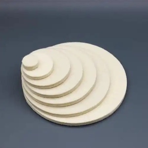 <span class=keywords><strong>Hizar</strong></span> OEM Rueda de Pulido Personalizable de Fieltro de Lana y Poliéster 100% Moldeado por Soplado de Alta Densidad 100mm 125mm - Product Image 5