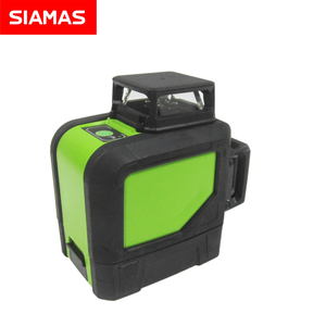 SIAMAS niveau laser 2D outil laser vert auto-nivelant <span class=keywords><strong>8</strong></span> lignes deux laser à 360 degrés avec support magnétique - Product Image 3