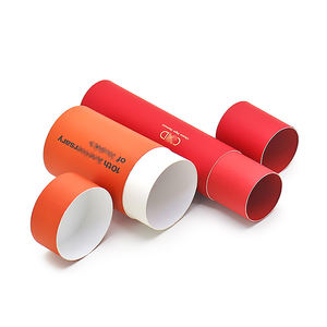 Bijoux personnalisés collier stylo parfum rouge à lèvres huile essentielle petit long emballage cylindrique boîte de papier ronde tube de papier - Product Image 4