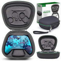 Sac de rangement rigide Eva avec poignée, étui de protection rigide anti-poussière et anti-chocs pour accessoires de jeu PS5 et Xbox Series X et Series S
