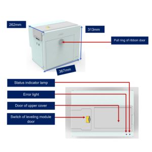 เครื่องพิมพ์การ์ดย้อมสีแบบระเหิดความละเอียดสูง R600M seaory imprimante self-service Kiosk retransfer - Product Image 4