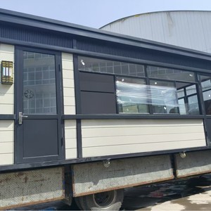 Caseta de Guardia Móvil, Estructura de Acero y Aluminio, Estación de Seguridad Portátil de Metal para Uso en Exteriores - Product Image 2