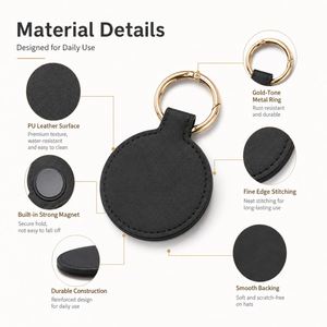 Clip Magnético para Gorra con Logotipo Personalizado, Soporte de Cuero PU para Gorra, para Bolsa de Viaje, Manos Libres, Accesorio Promocional - Product Image 4