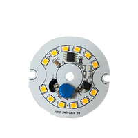 Module de puce led smd, en aluminium, circuit imprimé ac dc, 3x33mm, 110V 220V 2835 V 5730