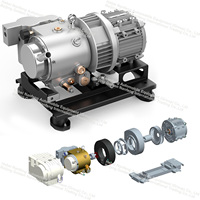 NF 4KW Technologie des palettes lubrifiées refroidies par air/huile Compresseur d'air Compresseur rotatif à palettes à refroidissement liquide
